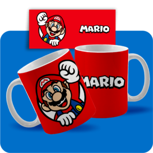 Arte Caneca 001- SUPER MARIO