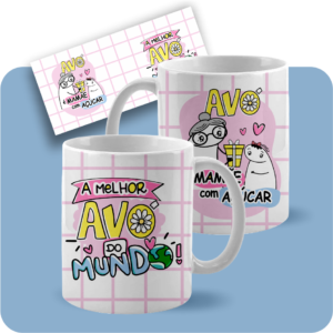 Arte Caneca 030- A MELHOR AVÓ DO MUNDO