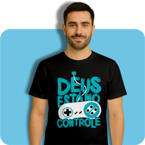Estampa Cristã 075 - DEUS ESTA NO CONTROLE