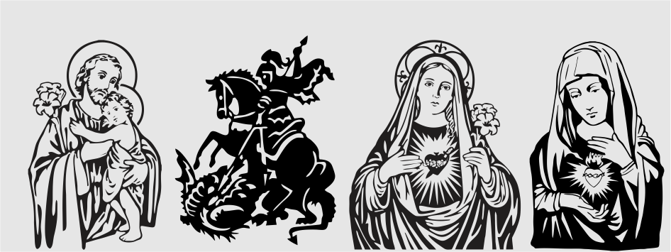 Anúcios- PACK 1.000 VETORES RELIGIOSOS 022